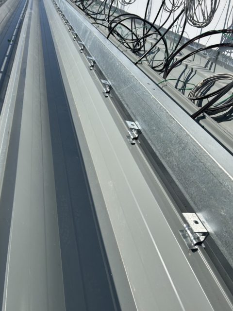 設備架台鉄骨設置