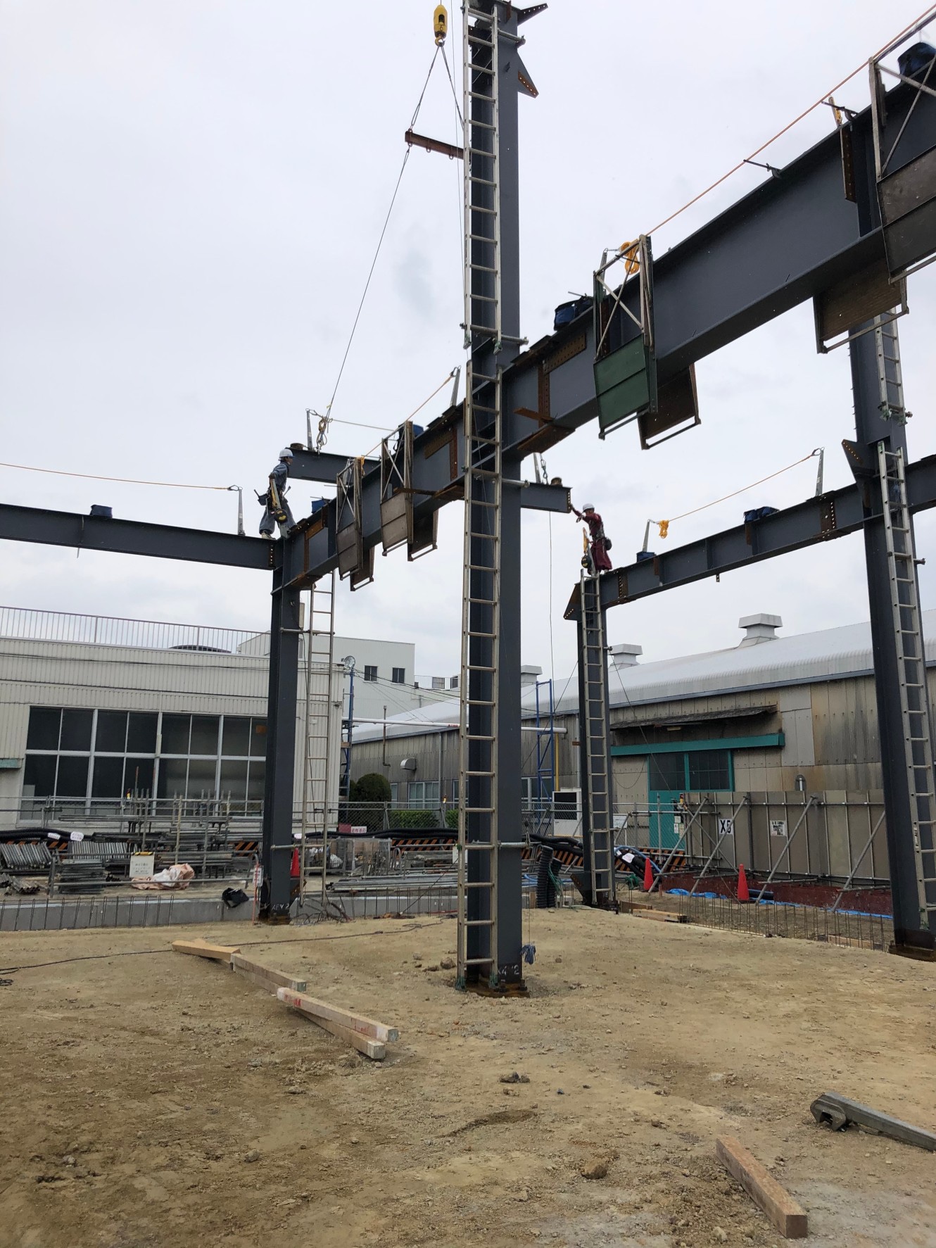 工事現場スタート