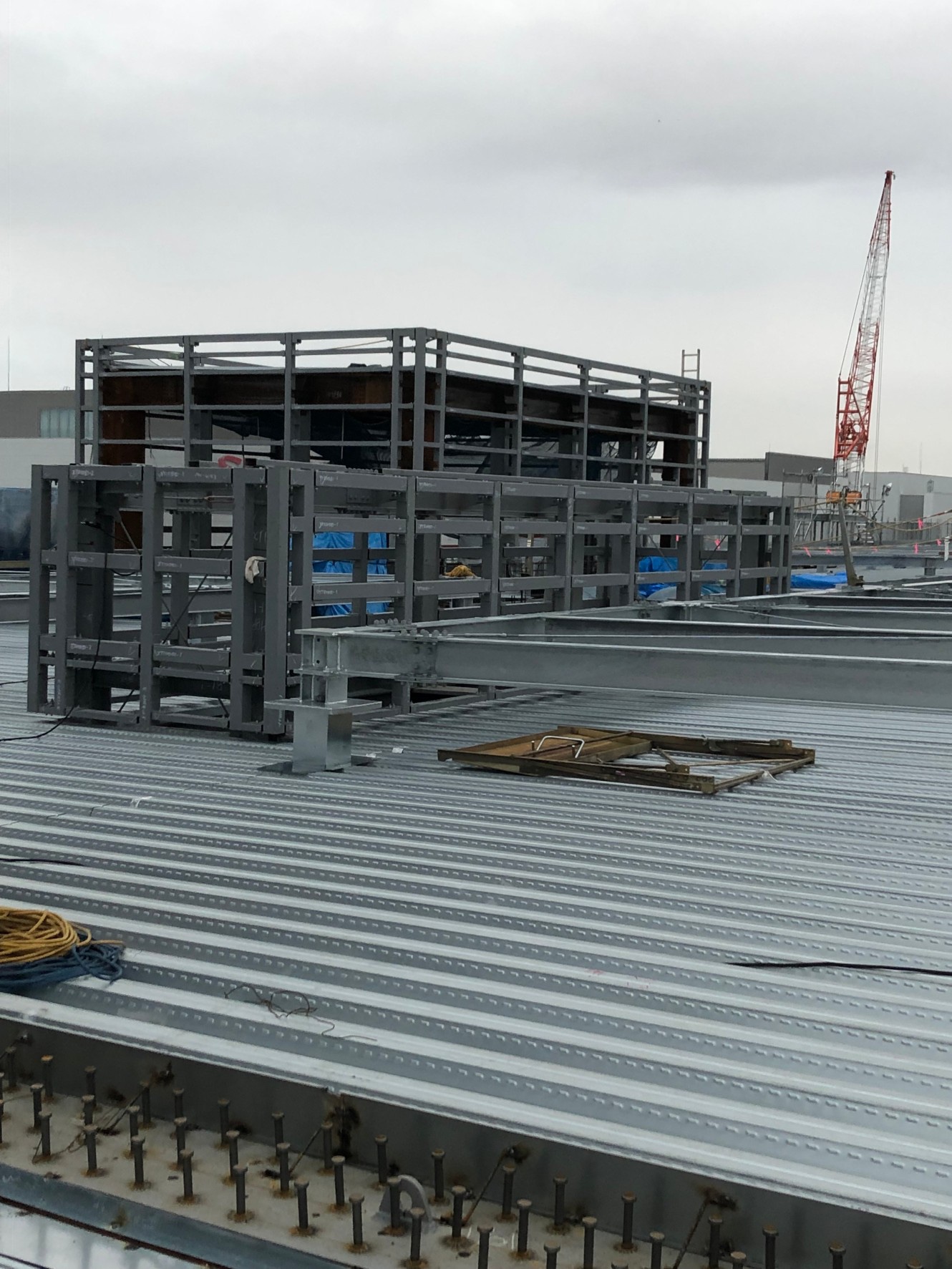 大阪府堺市の鉄骨工事