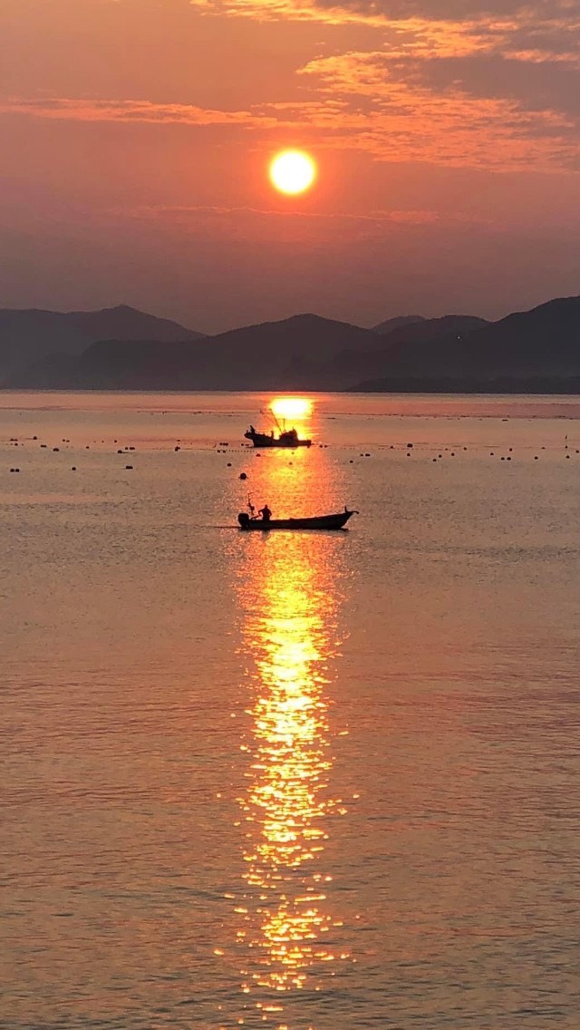 癒される日の出