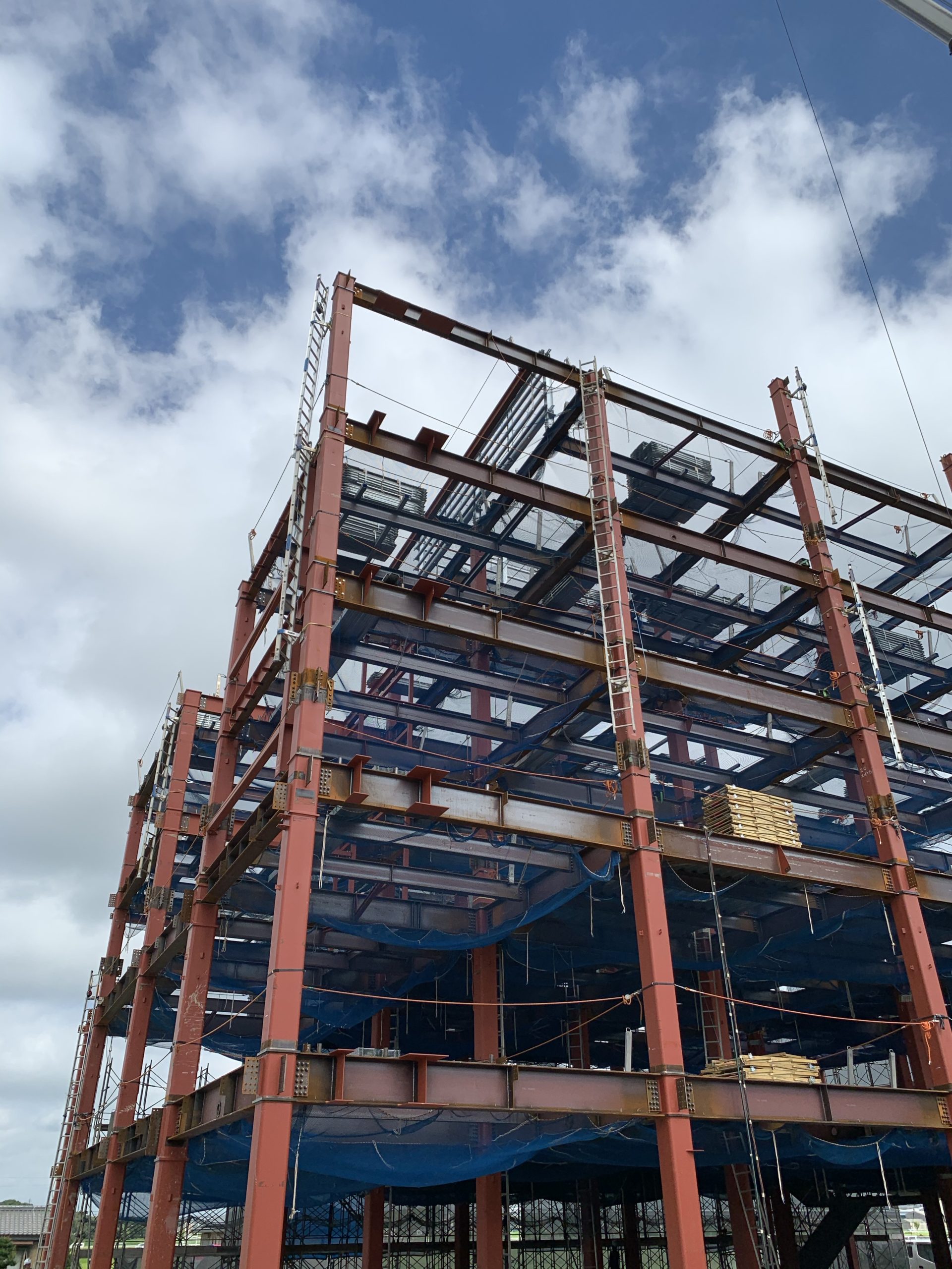 愛知県豊田市で病院の建方