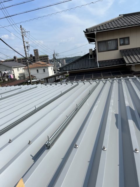 久々の太陽光パネル設置