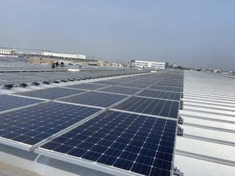 久しぶりの太陽光パネル設置